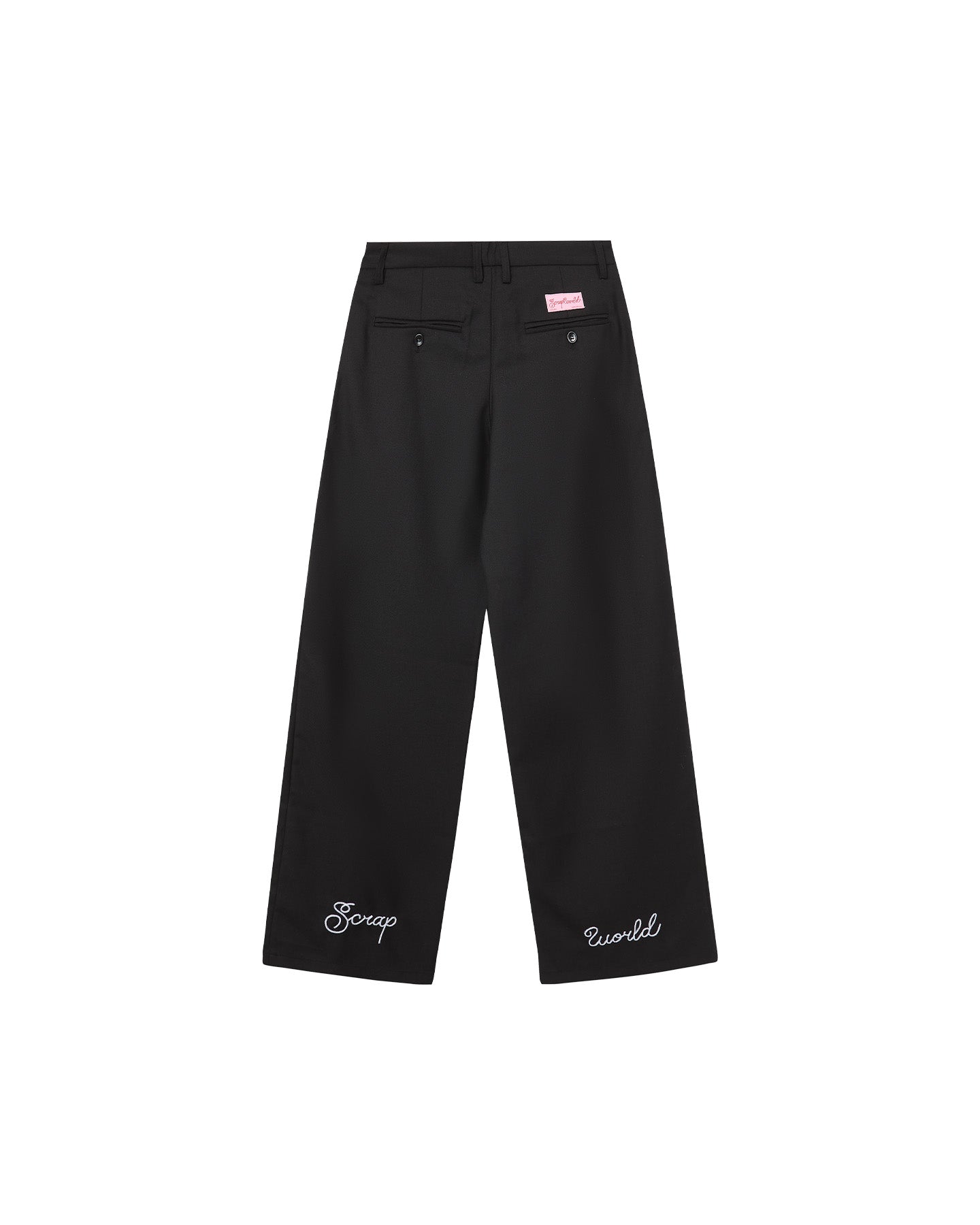 DAD PLEATED TROUSERS BLACK